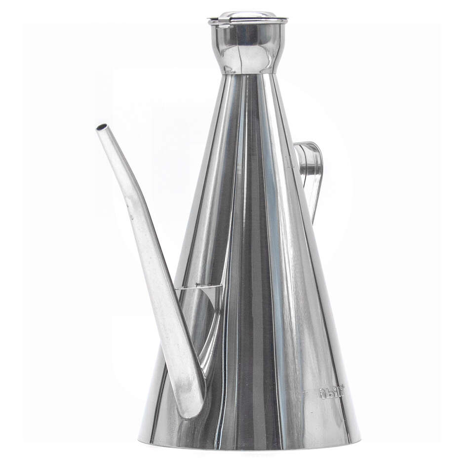 Conical Stainless Steel 1 L Oil Jug Olive Oil Polsinelli Enologia