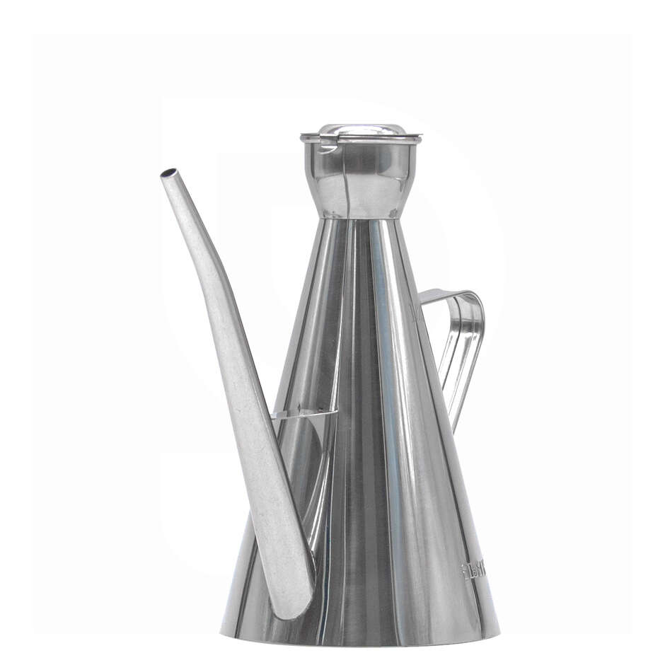 Conical Stainless Steel 500 Ml Oil Jug Olive Oil Polsinelli Enologia