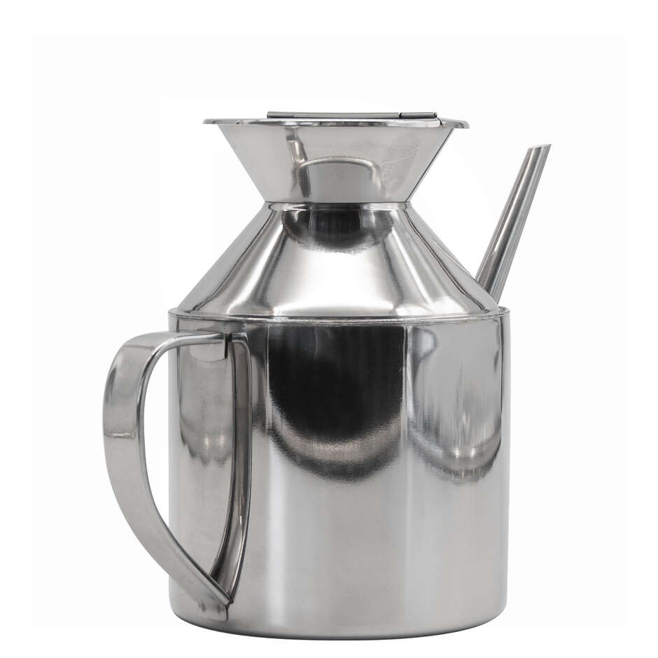 Stainless Steel 1 2 L Oil Jug Olive Oil Polsinelli Enologia