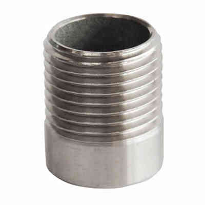 1/2" stainless steel stub