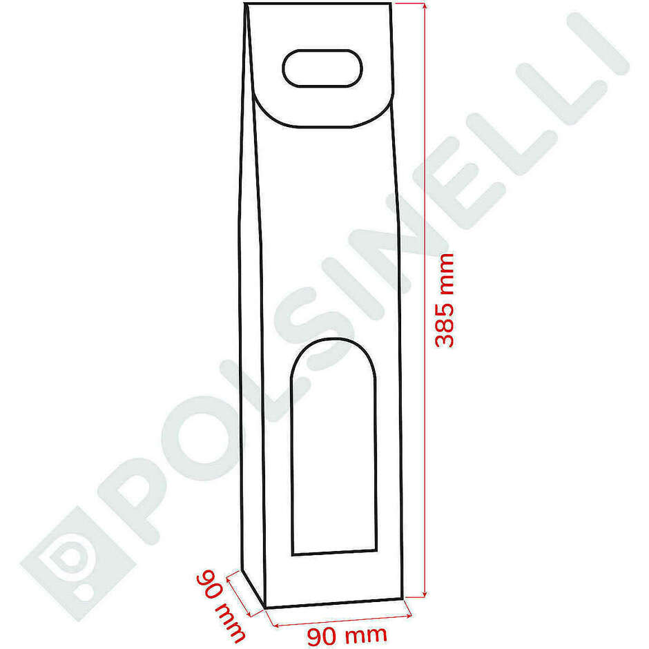 1-bottle fiber-effect Bordeaux bottle box (50 pieces)