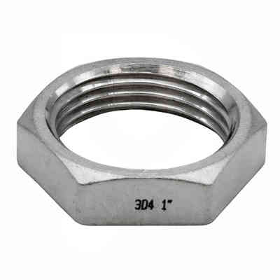 1" stainless steel locknut