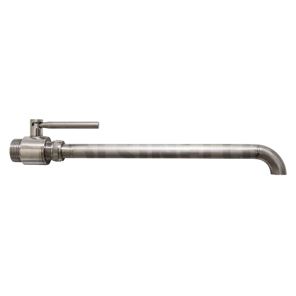 1" Ventil mit Verlängerungstück für Sparge