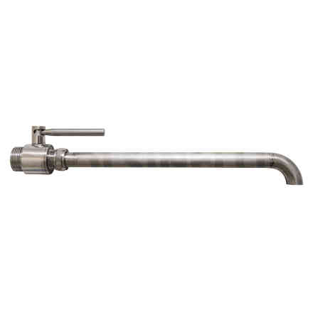 1" Ventil mit Verlängerungstück für Sparge