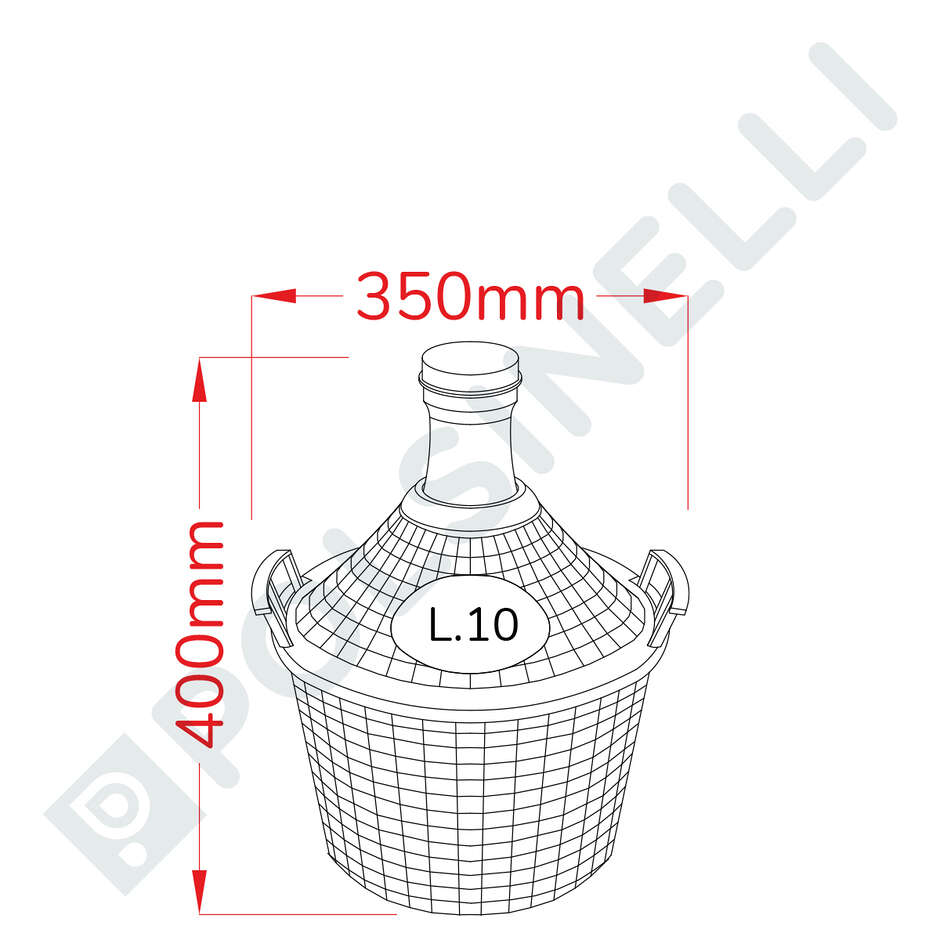 10 litre demijohn
