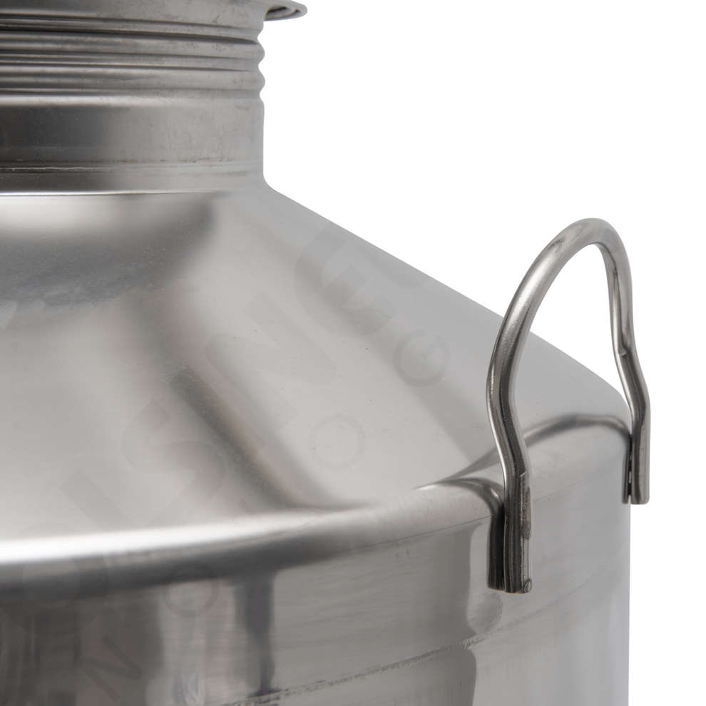 100 L stainless steel drum smooth bottom