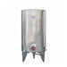 1000 L Stainless Steel Cone Bottom Tank with Air Floating lid and ∅300 Manhole