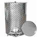 1000 L stainless steel wine tank with oil floating lid and Ø300 manhole