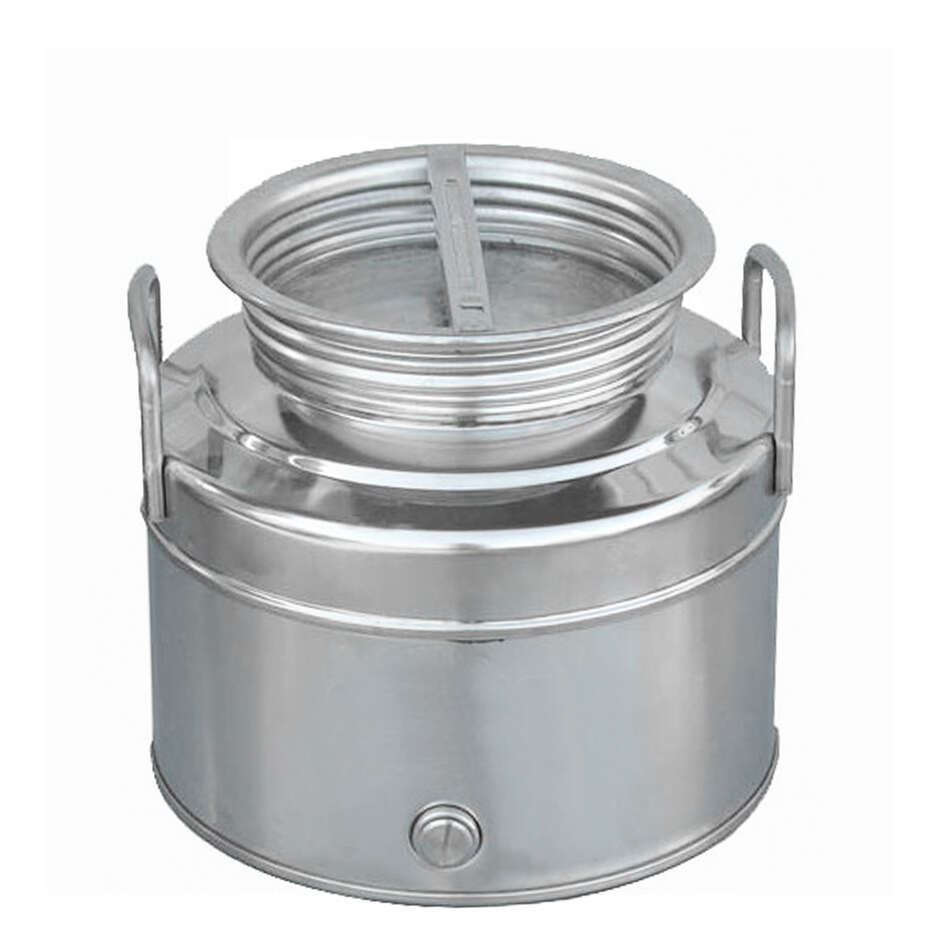 15 L Stainless Steel Drum with Grafted Bottom