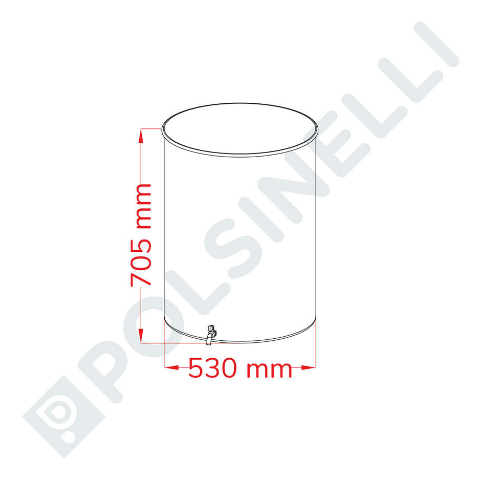 150 L stainless steel wine tank with air floating lid