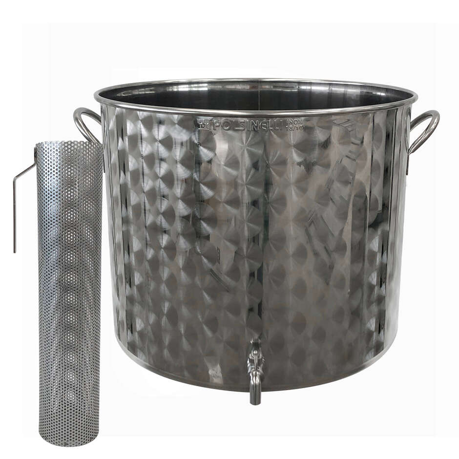 150 L stainless steel wine tub for wine marc