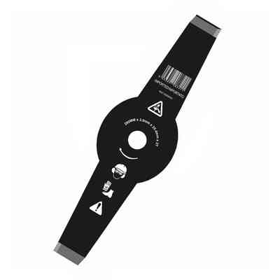 2-Teeth nickel-carbon steel brushcutter curved blade Ø 250 mm