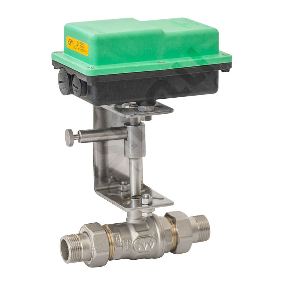 2-way Motorized Ball Valve  3/4" 24V AC