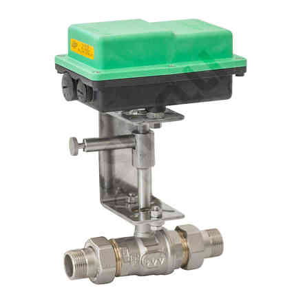 2-way Motorized Ball Valve  3/4" 24V AC