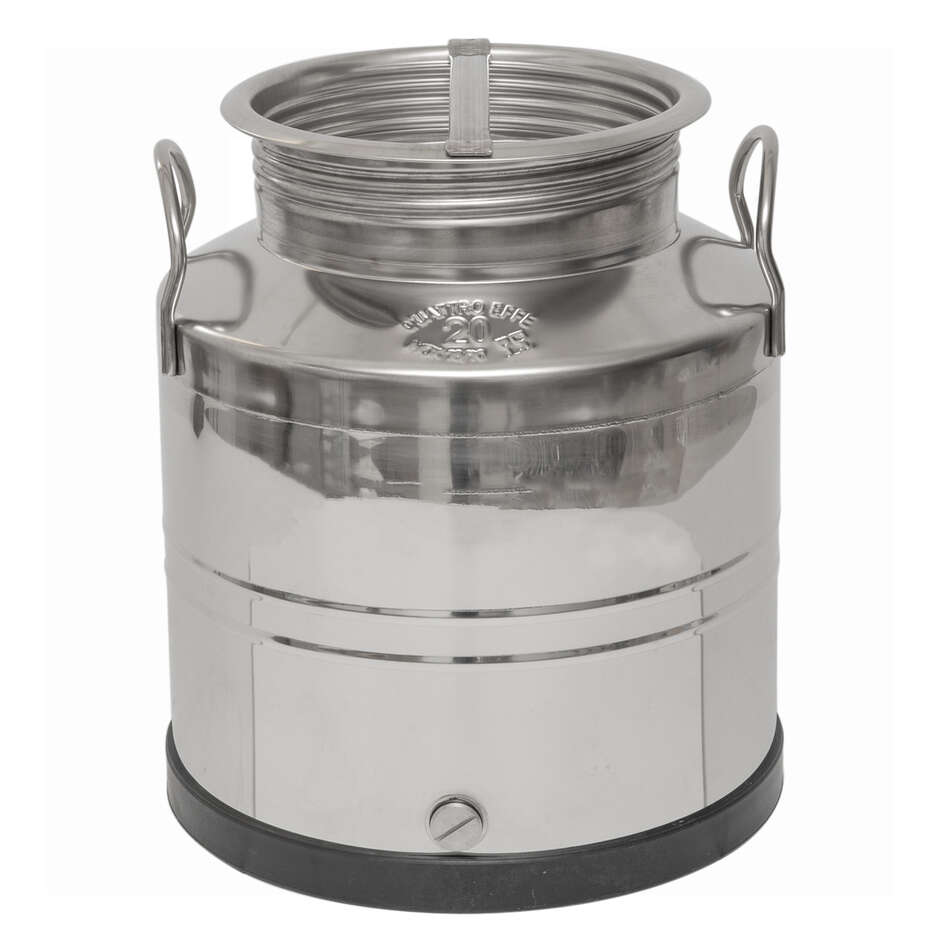 20 L stainless steel drum smooth bottom