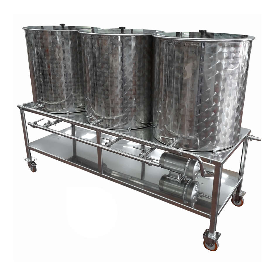 200 CIP Washing system with Resistance heater