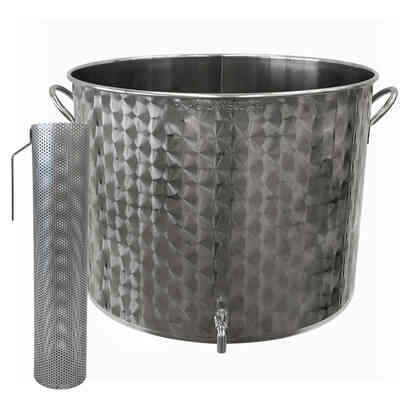 200 L Edelstahl Bottich