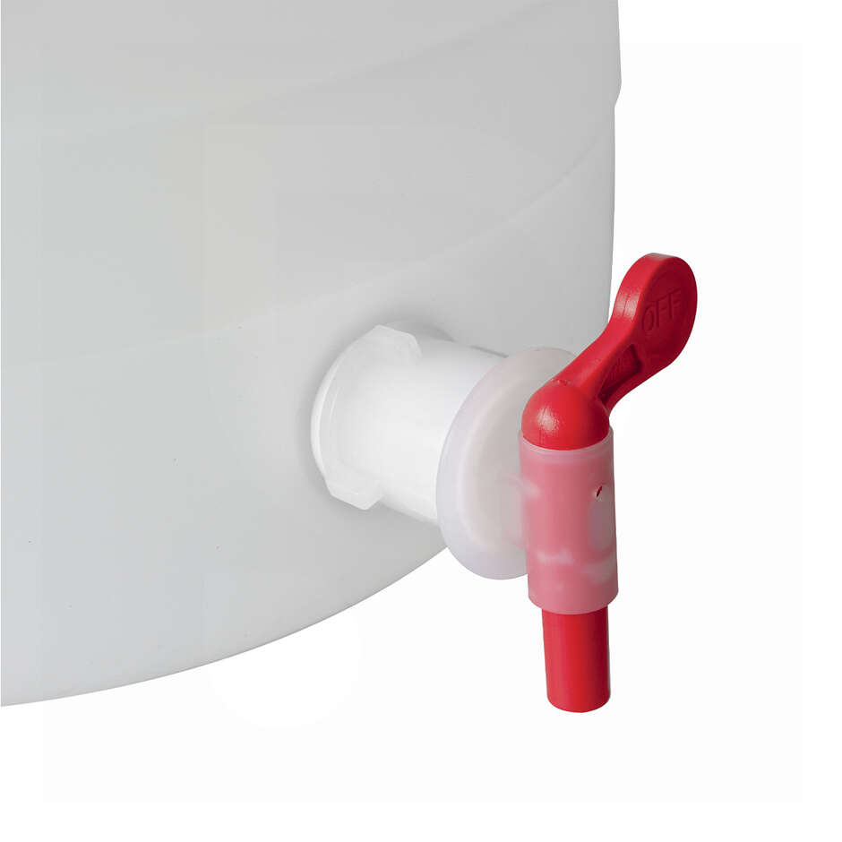 BAUPROFI Weithals-Fass 40 Liter - Lebensmittelecht Mit Deckel