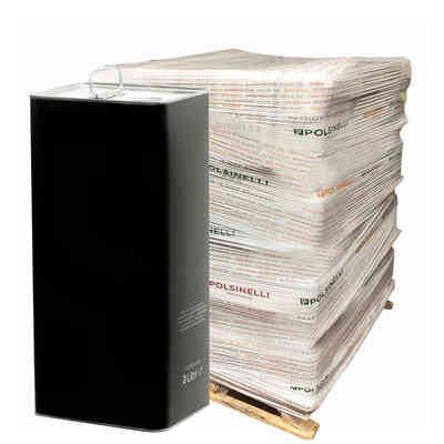 3 L olive oil tin can matt black (440 pieces) 