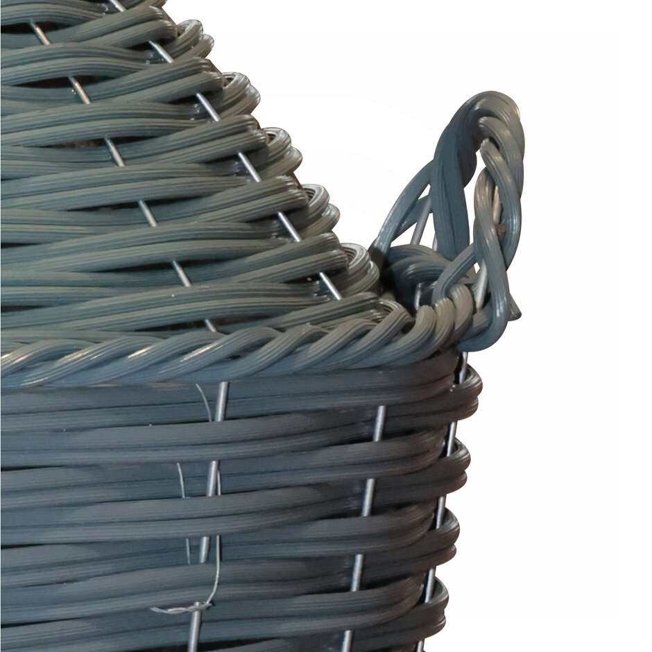 34-liter glass vinegar container with basket and tap