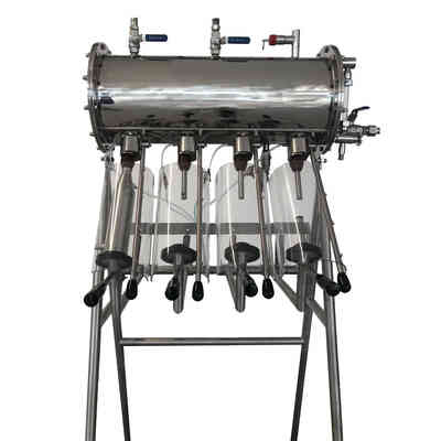 4-köpfige ISO 4T isobarische Abfüllmaschine