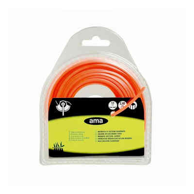 4 sections wire with dispenser for brushcutter Ø 3,3 mm - 9 m