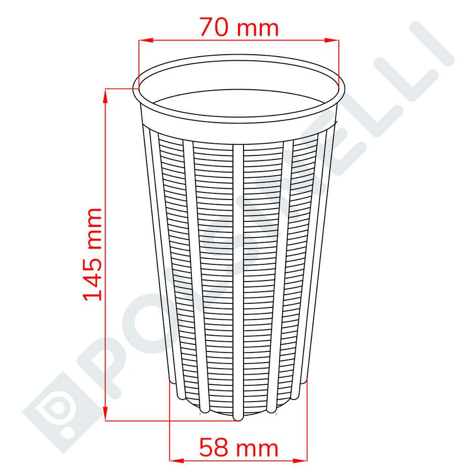 Förmchen für Käse von 400 gr