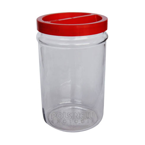 5 L glass jar with screw cap (6 pieces)