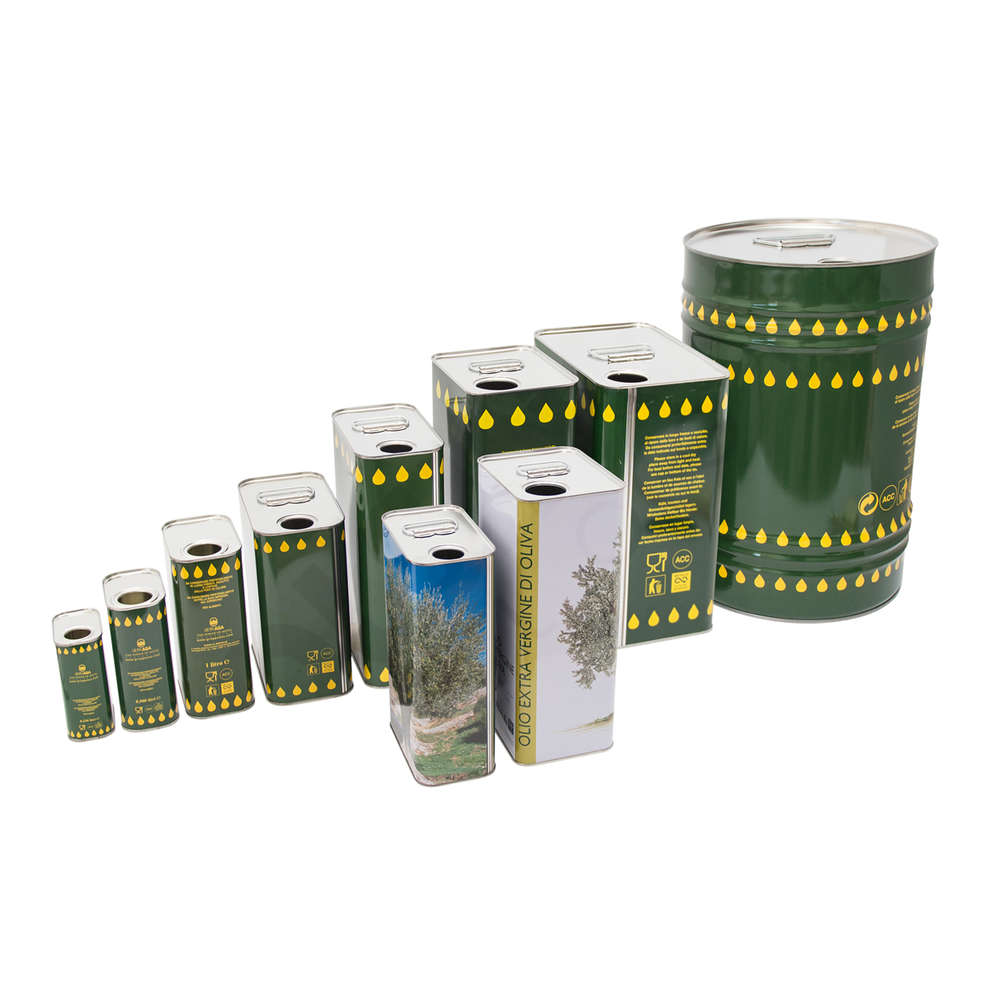 5 L olive oil tin can Albero (12 pcs)