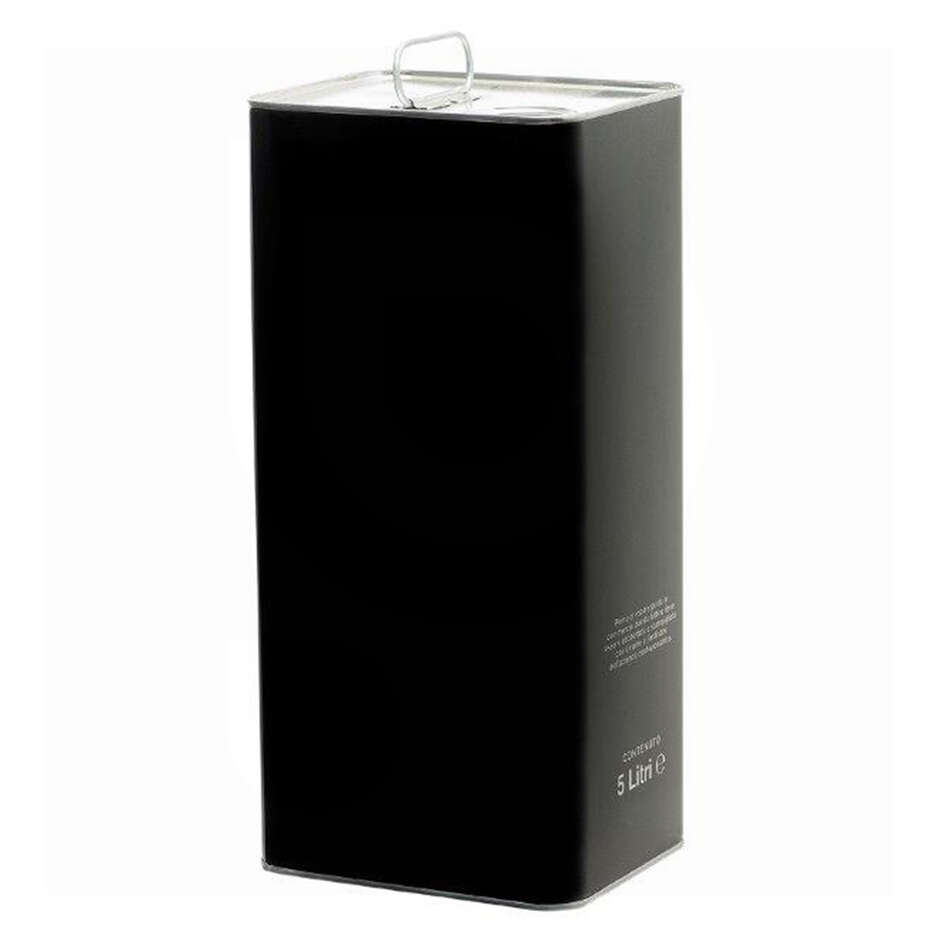 5 L olive oil tin can matt black (256 pcs) 