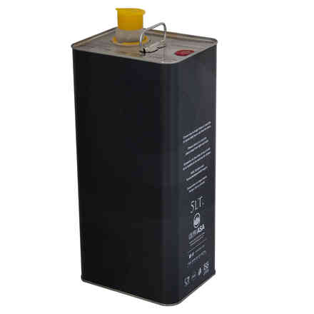 5 L olive oil tin can with red breather cap (12 pieces) 