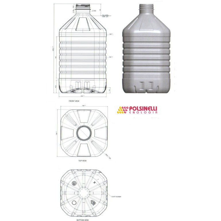 5 L PET jug (10 pcs)