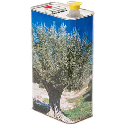 5-литровые канистры для древесного масла с красными вентиляционными крышками (12 штук) 