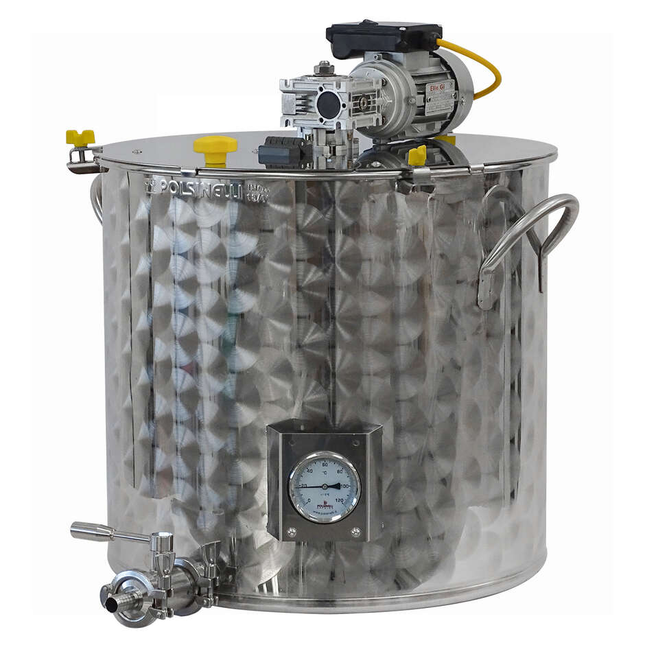50 L CLAMP stainless steel motorized pot