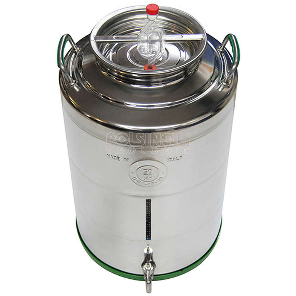 Barril fermentador de acero inoxidable de 50 L
