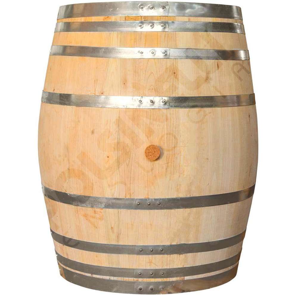 500 L regenerated inside and outside oak barrel with manhole 
