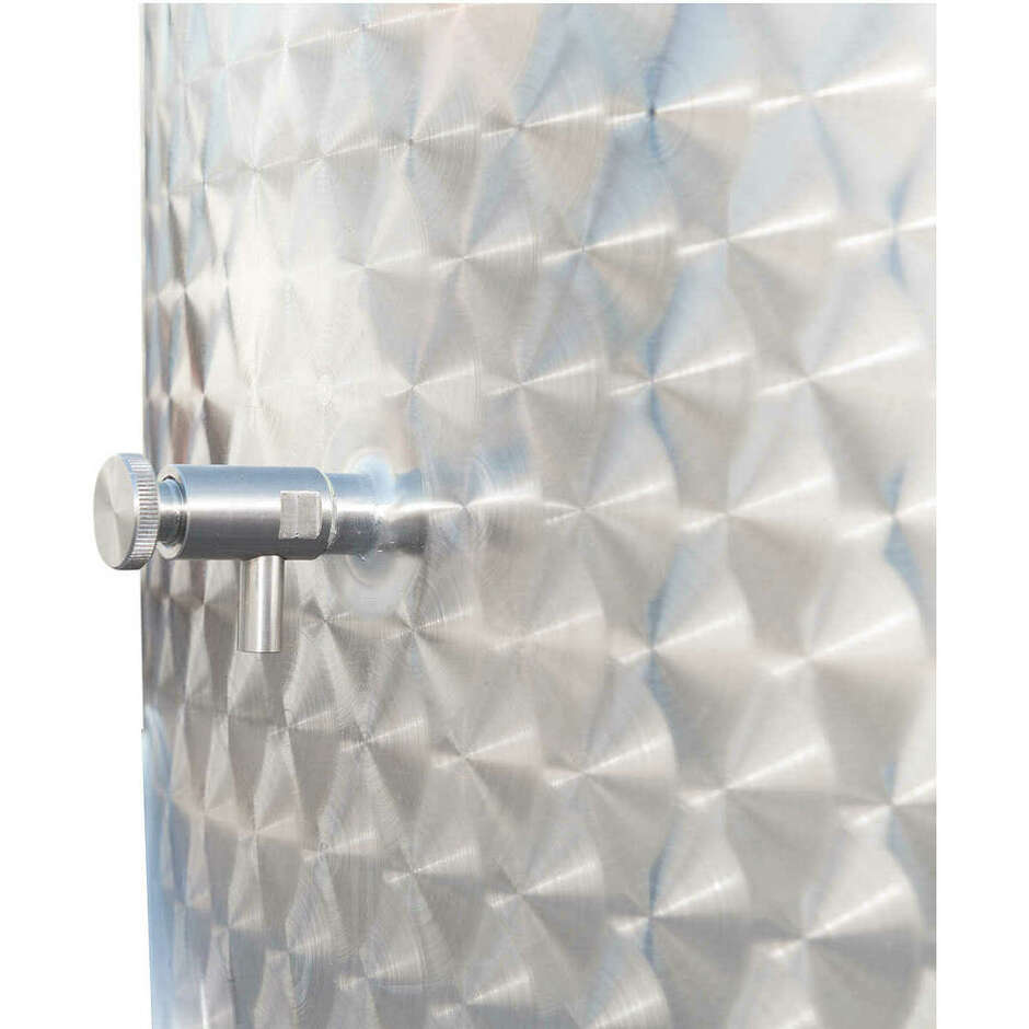 5000 L Stainless Steel Cone Bottom Tank with Air Floating lid and ∅400 Manhole