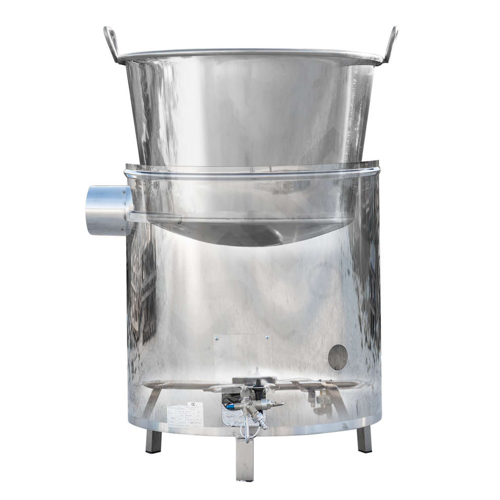 55 L stainless steel gas cooking cauldron
