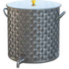 75 L stainless steel pot with tap