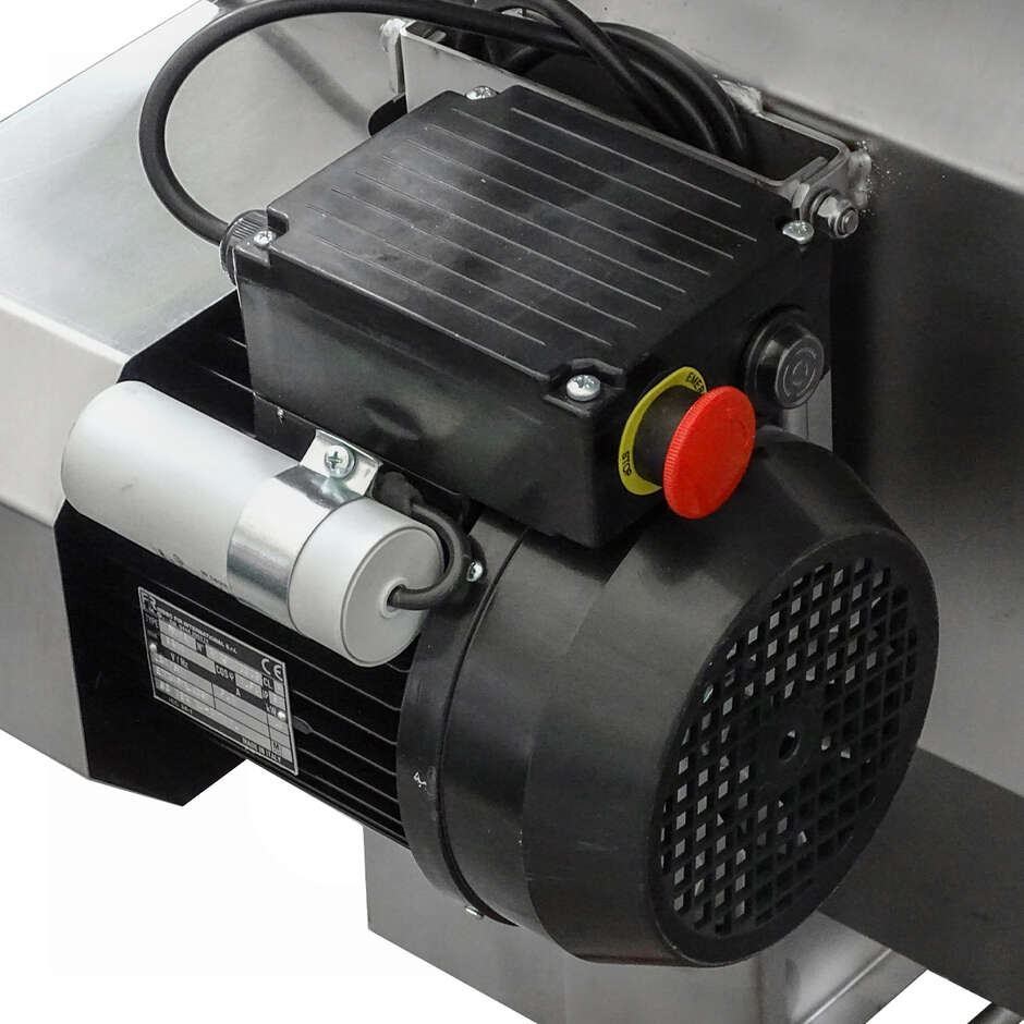 Abbeermaschine Fibreno 25 aus Edelstahl mit Pumpe