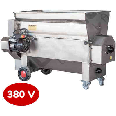 Abbeermaschine Fibreno 50 Inox mit Pumpe Dreiphasig