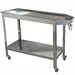 Abtropftisch aus Edelstahl 1600X800 mit Regal