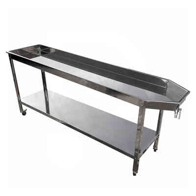 Abtropftisch aus Edelstahl 2000X500 mit Regal