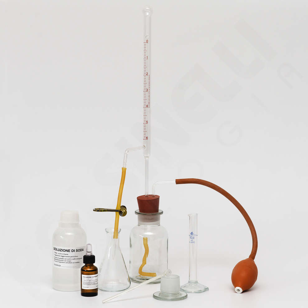 Acidimeter for oil 