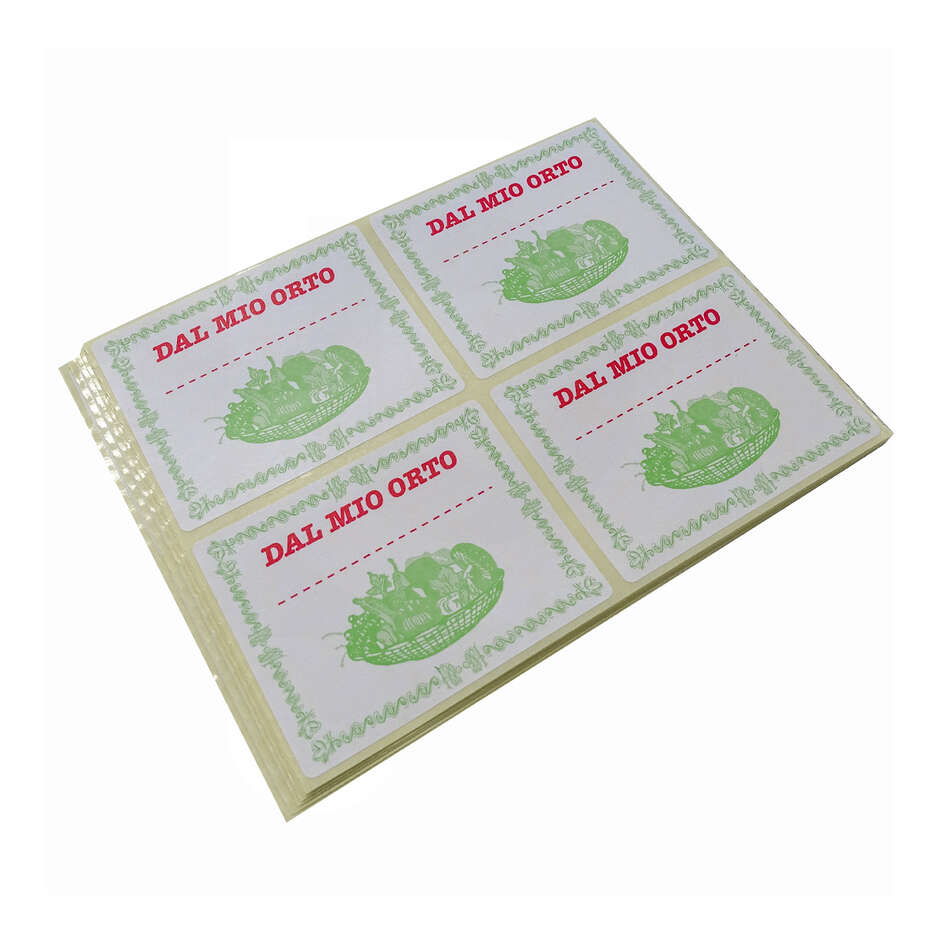Adhesive label "Dal mio orto" (100 pcs)