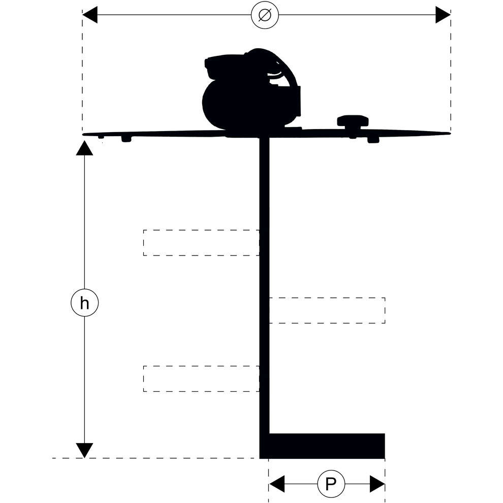 Agitator for mashing 150