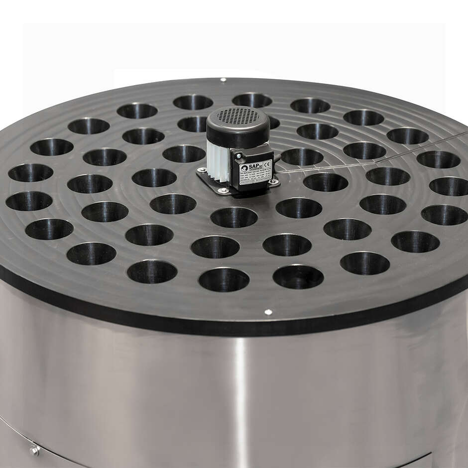 AISI 304 Edelstahl Gefrierschrank für Flaschenhälse, 40 Plätze