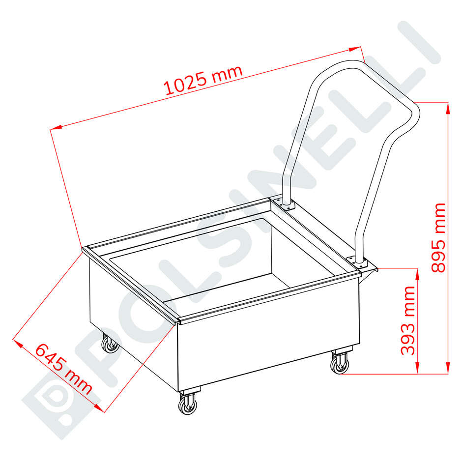 AISI 304 stainless Maxi steel devatting drainer