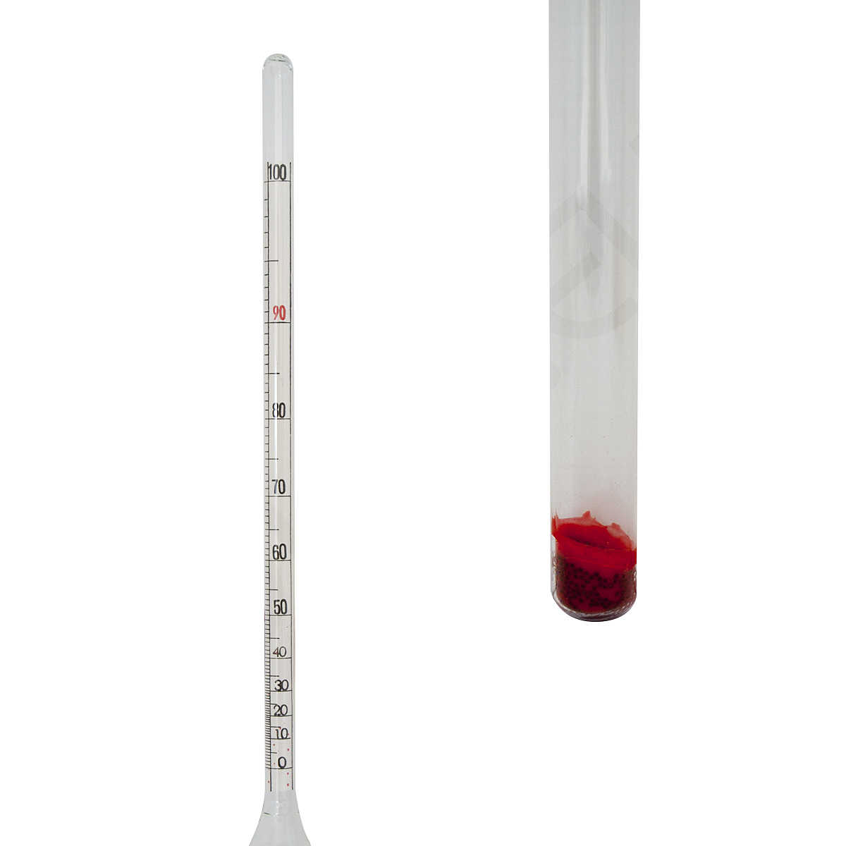 Alcoomètre pour eau-de-vie avec thermomètre Vin
