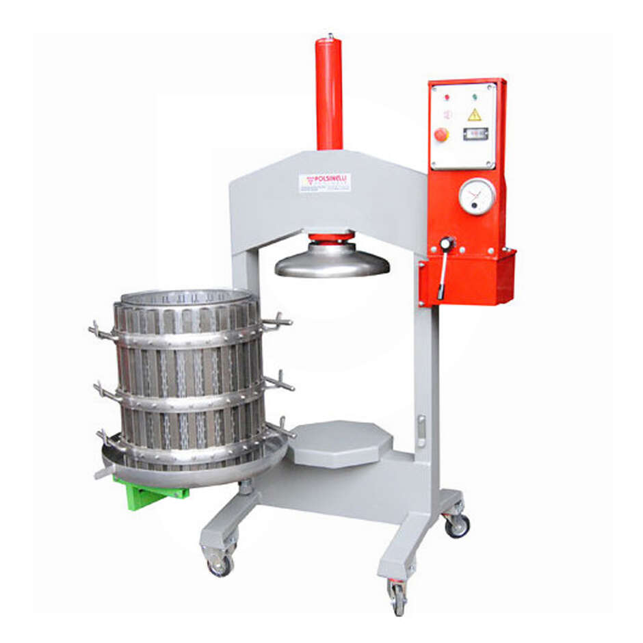 Alfa 40 Inox Vertical press with Rotating Cage